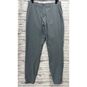 Primo Jogger Pants Men's 33 Reg. Gray Golf Performance Stretch Tapered Ankle Zip